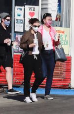 KATE MARA at Blue Bottle Cafe in Los Feliz 12/26/2020