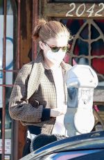 KATE MARA at Blue Bottle Cafe in Los Feliz 12/26/2020