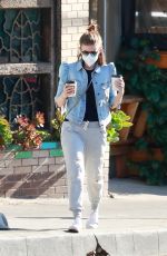KATE MARA Out for Coffee in Los Feliz 12/27/2020