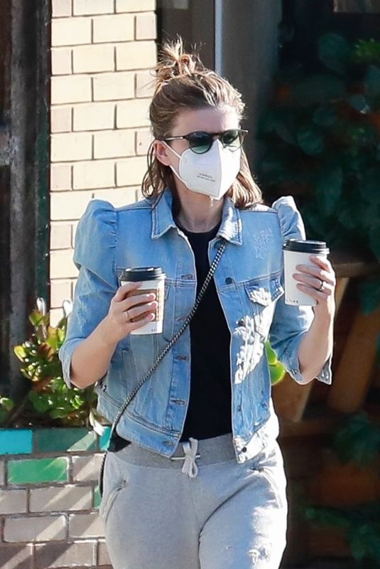 KATE MARA Out for Coffee in Los Feliz 12/27/2020