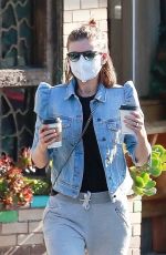 KATE MARA Out for Coffee in Los Feliz 12/27/2020