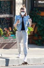 KATE MARA Out for Coffee in Los Feliz 12/27/2020