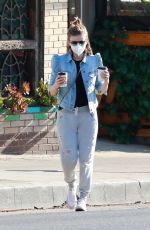 KATE MARA Out for Coffee in Los Feliz 12/27/2020