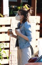 KATE MARA Out for Coffee in Los Feliz 12/27/2020