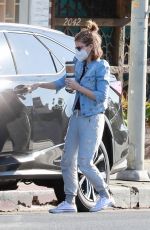 KATE MARA Out for Coffee in Los Feliz 12/27/2020