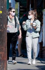 KATE MARA Out for Coffee with a Friend in Los Feliz 12/20/2020