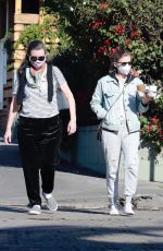 KATE MARA Out for Coffee with a Friend in Los Feliz 12/20/2020