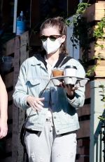 KATE MARA Out for Coffee with a Friend in Los Feliz 12/20/2020