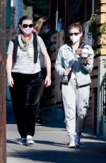 KATE MARA Out for Coffee with a Friend in Los Feliz 12/20/2020