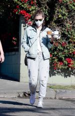 KATE MARA Out for Coffee with a Friend in Los Feliz 12/20/2020