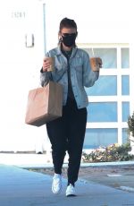 KATE MARA Out Pick Up Lunch and Iced Coffees in Los Angeles 12/15/2020