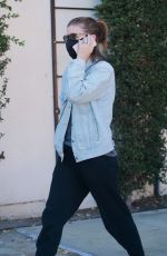 KATE MARA Out Pick Up Lunch and Iced Coffees in Los Angeles 12/15/2020