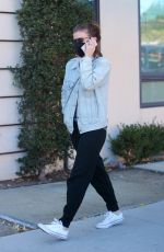 KATE MARA Out Pick Up Lunch and Iced Coffees in Los Angeles 12/15/2020