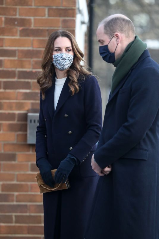KATE MIDDLETON and Prince William at Batley Community Centre 12/07/2020
