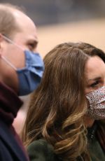 KATE MIDDLETON and Prince William at Euston Station in London12/06/2020