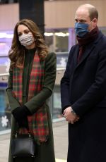 KATE MIDDLETON and Prince William at Euston Station in London12/06/2020