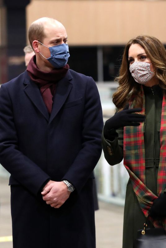 KATE MIDDLETON and Prince William at Euston Station in London12/06/2020