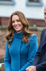 KATE MIDDLETON and Prince William at Holy Trinity Church of England First School in Berwick-upon-tweed 12/07/2020