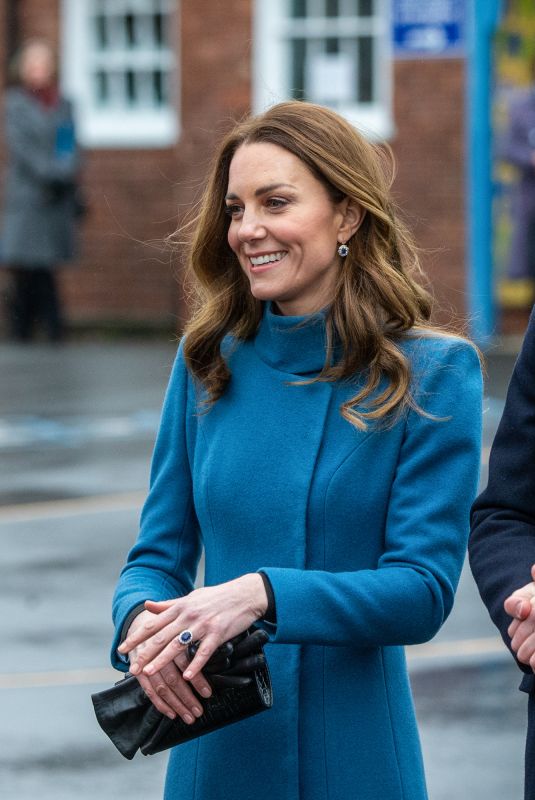 KATE MIDDLETON and Prince William at Holy Trinity Church of England First School in Berwick-upon-tweed 12/07/2020