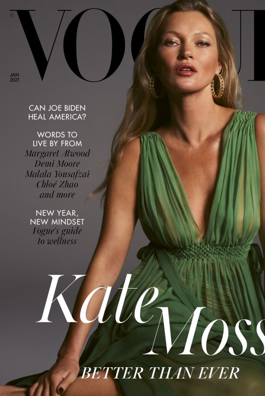 KATE MOSS for Vogue Magazine, January 2021