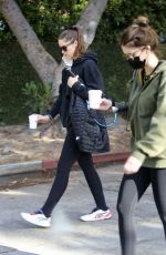 KATHERINE and CHRISTINA SCHWARZENEGGER Out for Tennis Match in Los Angeles 12/14/2020