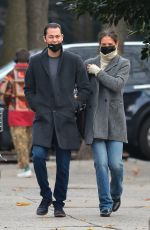 KATIE HOLMES and Emilio Vitolo Jr Heading to a Museum in New York 12/01/2020