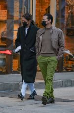 KATIE HOLMES and Emilio Vitolo Jr Out in New York 12/02/2020