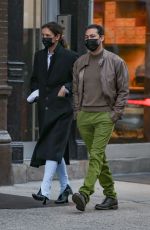 KATIE HOLMES and Emilio Vitolo Jr Out in New York 12/02/2020
