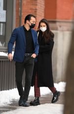 KATIE HOLMES and Emilio Vitolo Jr Out in New York 12/18/2020