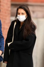 KATIE HOLMES and Emilio Vitolo Jr Out in New York 12/18/2020