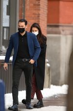 KATIE HOLMES and Emilio Vitolo Jr Out in New York 12/18/2020