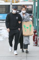 KATIE HOLMES and Emilio Vitolo Jr Out in New York 12/22/2020