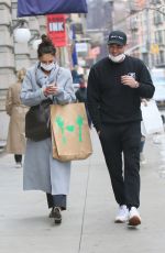 KATIE HOLMES and Emilio Vitolo Jr Out in New York 12/22/2020