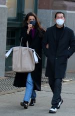 KATIE HOLMES and Emilio Vitolo Jr Out in New York 12/28/2020