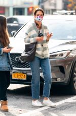 KATIE HOLMES and SURI CRUISE Out in New York 12/13/2020