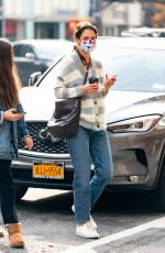 KATIE HOLMES and SURI CRUISE Out in New York 12/13/2020