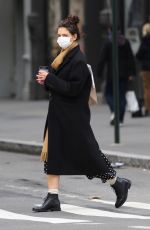 KATIE HOLMES Out and About in New York 12/30/2020