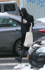 KATIE HOLMES Out and About on Her Birthday in New York 12/18/2020