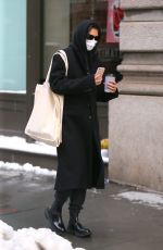 KATIE HOLMES Out and About on Her Birthday in New York 12/18/2020