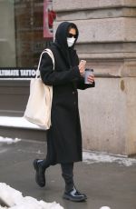 KATIE HOLMES Out and About on Her Birthday in New York 12/18/2020