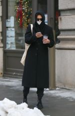 KATIE HOLMES Out and About on Her Birthday in New York 12/18/2020