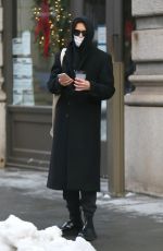 KATIE HOLMES Out and About on Her Birthday in New York 12/18/2020