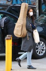 KATIE HOLMES Out for Christmas Shopping in New York 12/15/2020