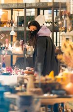 KATIE HOLMES Shopping at ABC Carpet and Home in New York 12/20/2020