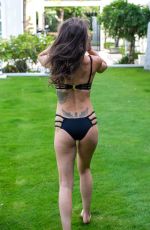 KATIE WAISSEL in Bikini Filming for Her Fitness Bootcamp Website The Shed in Rhodes 12/22/2020