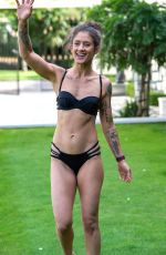 KATIE WAISSEL in Bikini Filming for Her Fitness Bootcamp Website The Shed in Rhodes 12/22/2020