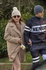 KELLY BROOK and Jeremy Parisi Out with Their Dog in London 12/01/2020