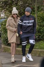 KELLY BROOK and Jeremy Parisi Out with Their Dog in London 12/01/2020