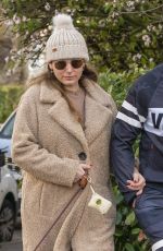 KELLY BROOK and Jeremy Parisi Out with Their Dog in London 12/01/2020