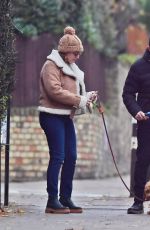 KELLY BROOK and Jeremy Parisi Out with Their Dog in Primrose Hill 11/29/2020
